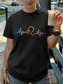 Women T-Shirts - Black - View 1