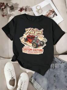 Women T-Shirts - Black - View 2