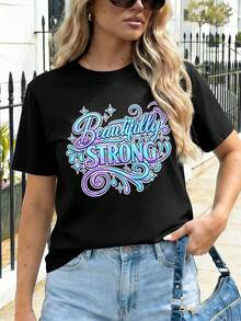 Women T-Shirts - Black - View 1