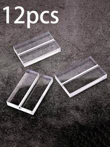 Bộ 2-24 giá đỡ thẻ acrylic, giá để thẻ tên, bảng số bàn trong suốt, logo đám cưới, giá trưng bày thẻ, thích hợp cho bàn làm việc, ảnh cưới, thực đơn văn phòng và địa điểm hội nghị. - Trong sáng - Xem 11