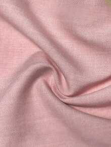 Blazer ligero de verano con cuello de contraste, uso casual/laboral, de 3/4 de manga para mujer - Rosa - Ver 9