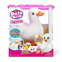 Mother Duck & Baby Duck Interactive Plush Doll, Hatching Egg Unboxing Game Set, Suitable For Girls 3+ Years Old - Multicolor - View 3