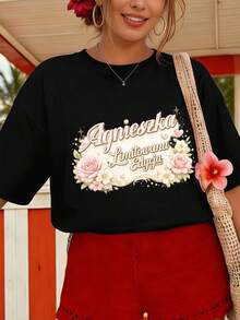 Women T-Shirts - Black - View 1