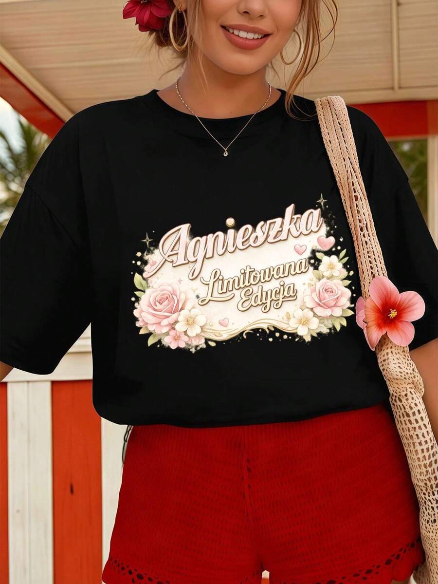Women T-Shirts - Black - View 1
