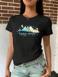 Women T-Shirts - Black - View 2