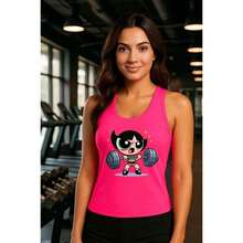 Women's Polyester Tank Top - Powerpuff Girls - Buttercup, Blossom, Bubbles - Pink Tank Top - Sweet Workout - View 2