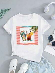 Women T-Shirts - White - View 2