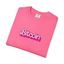 Bitcoin Retro Pink T-Shirt - Black - View 6