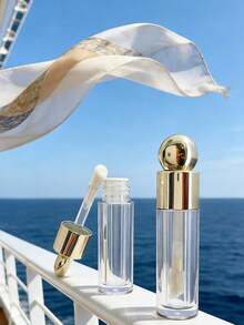 Ống đựng son bóng rỗng, ống đựng son bóng trong suốt 5ml có cọ, hộp đựng son dưỡng và son bóng có thể tái sử dụng cho bộ dụng cụ trang điểm son bóng tự làm, trang điểm cho nữ và bé gái, ống đựng son bóng có cọ lớn, ống đựng dầu dưỡng môi, hộp đựng son bóng du lịch. - Nhiều màu - Xem 3