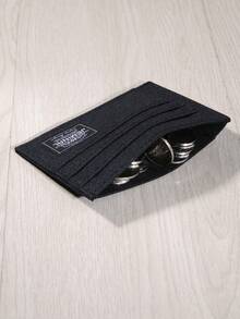 JEMINAL Brand Super Thin Fabric Card Holder, All-In-One Wallet For Cards, Cash And ID - Multicolor - View 4