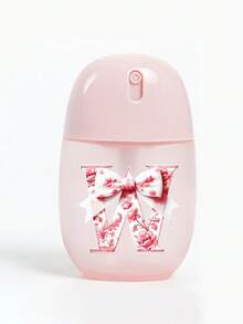 Pink Bow Letter Pattern Plastic Empty Bottle, Pump Spray Bottle, Portable Refillable Bottle, Can Be Filled With Cleaning Solution, Insect Repellent, Skincare Products, Reusable, Gift, Suitable For Daily Use, Travel Essential, Fine Mist, Leak-Proof, Container, Bathroom - Multicolor - View 14