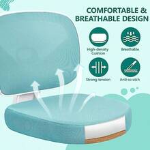 Primy - Silla de escritorio para niños, silla de estudio para niños y niñas con altura ajustable, sillas giratorias de malla para tareas y estudiantes para niños de 4 a 12 años, silla de oficina - Verde azulado - Ver 6