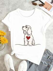 Women T-Shirts - White - View 2