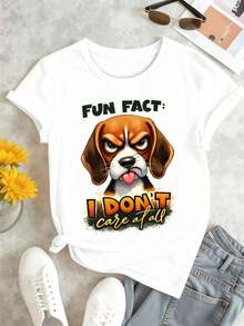 Women T-Shirts - White - View 2