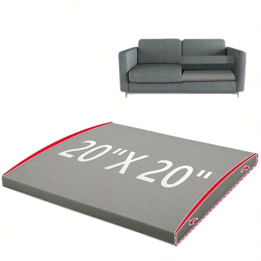 Shinnwa Couch Cushion Support Sagging Curve Sofa Cushion Support High Density Foam Under Sag Repair 20x 20 - 1 PC - View 1