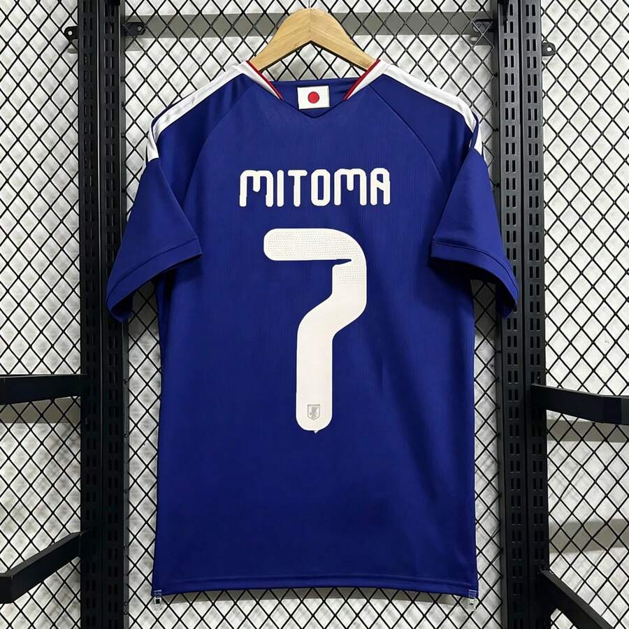 [48-Hour Shipping] 2026-2027 Season Japan National Team Home Jersey, Number 7, Koine Sanoya, Solid Royal Blue, Short-Sleeved Football Shirt - Nhiều màu - Xem 1