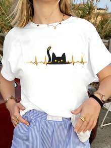 Women T-Shirts - White - View 1