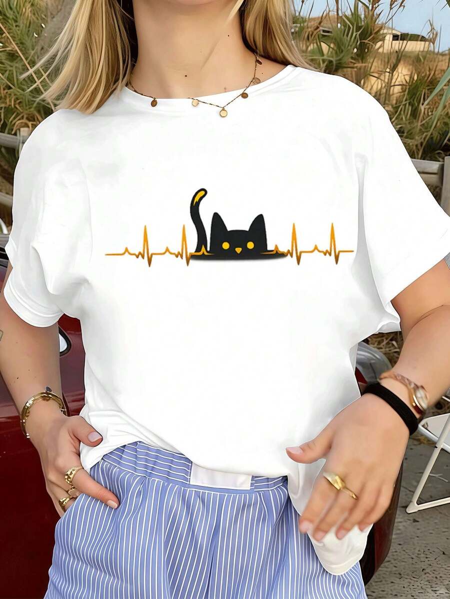 Women T-Shirts - White - View 1