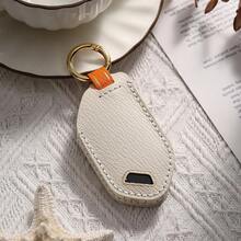 Car Key Case - White - Keyring - View 20