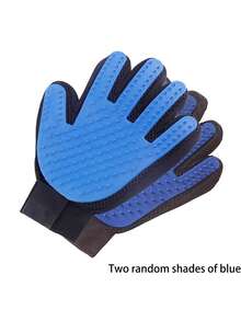 1 Pair Pet Grooming Gloves - Cat Dog Bathing Gloves - Silicone Material, Durable - Pet Bathing And Massage - Cat Dog Bathing And Gloves - View 10