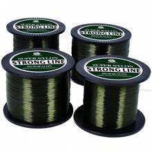 High-Quality Monofilament Nylon Fishing Line 1000M/1093YDS High-Sensitivity Casting And Smooth Sea Fishing Main Line Suitable For All Complex Fishing Scenes Olive Green - Olive Green - View 7