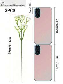 12/6 cành hoa baby's breath trắng nhân tạo, trang trí đám cưới, bó hoa số lượng lớn, kết cấu chân thực, trang trí nhà/văn phòng, cắm hoa, bình hoa trang trí bàn, trang trí sân vườn ngoài trời, trang trí tiệc cưới, sinh nhật, cô dâu. - trắng - Xem 16