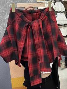 Women Skirts - Red - View 1