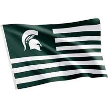 Desert Cactus Michigan State University Flag Spartans MSU Banners 100% Polyester Indoor Outdoor 3x5 Feet Flags (Design Nation) - A - 查看 2