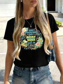 Women T-Shirts - Black - View 2