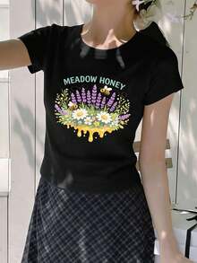 Women T-Shirts - Black - View 2