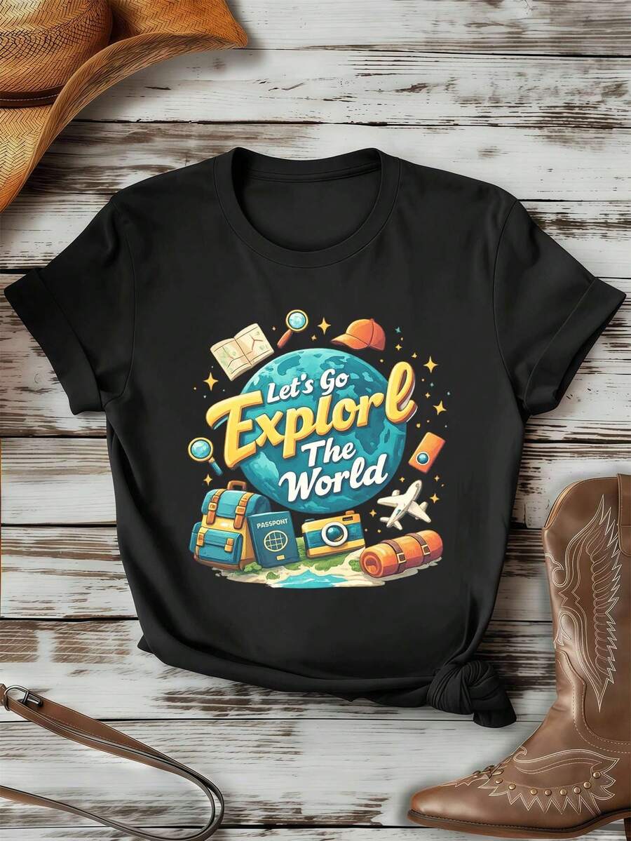 Women T-Shirts - Black - View 1