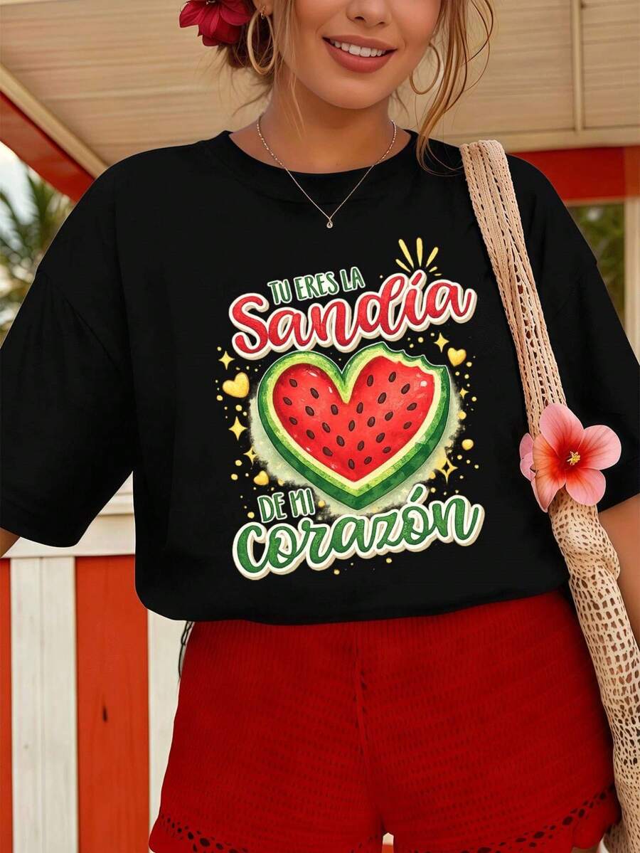 Women T-Shirts - Black - View 1
