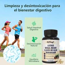 GWYNNE Elfleaf Suplemento de Bienestar Digestivo con Nogal Negro y Clavos de Olor | Desintoxicación Natural y Equilibrio Microbiano | 90 Cápsulas - 90 unidades - Ver 5