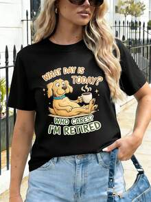Women T-Shirts - Black - View 1