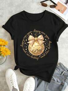 Women T-Shirts - Black - View 1