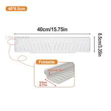 厨房水槽防溅罩、水龙头防溅盖、把手滴水盘、多功能厨房用具沥水垫、水槽边缘防滑垫，天然卫生的厨房必备品，适用于家居和厨房装饰，也是您温馨秋冬和圣诞节装饰的一部分。 - 彩色 - 查看 28