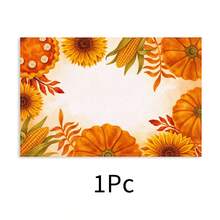1pc Lemon Pattern Linen Placemat, Breakfast Mat, Coffee Coaster, Bowl Pad, Kitchen Accessory, Easy To Clean Dining Mat, Suitable For Home, Restaurant, Dining Decor, Holiday Gift, Gift For Friends, Multi-Piece Set - Multicolor - View 23