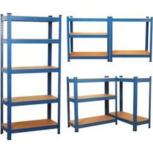 Garage Storage Racks - 90x40x180cm + Blue - View 2