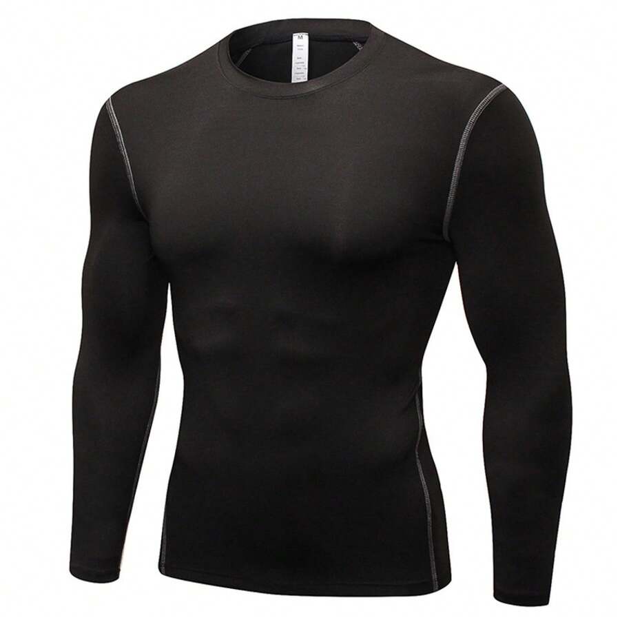 Men Workout Clothes - Black and Gray Lines - View 1