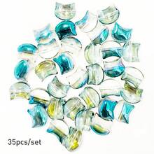 Bộ 35 hạt pha lê acrylic hình đầu mèo dễ thương màu hồng tím và đen, dùng để tự làm vòng tay, bông tai, trang sức thủ công. - Đầu mèo - Xem 17