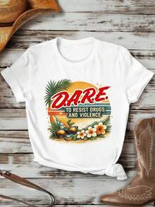 Women T-Shirts - White - View 2