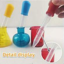 4pcs/8pcs Mini Measuring Cup Learning Set - Cultivate Scientific Skills Through Precise Measurement And Engaging Sensory Learning Experience - Ideal For Early Education Development And Chemistry Exploration - Multicolor - View 5