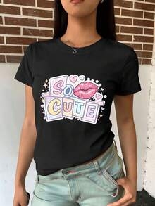 Women T-Shirts - Black - View 2