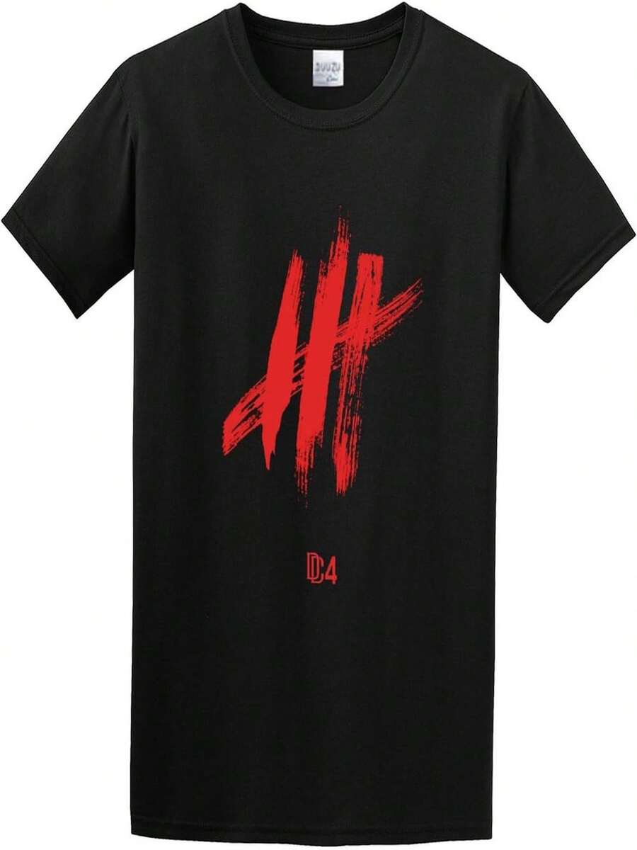 Meek Mill Dc4 - Camiseta con logotipo negro - Negro - Ver 1