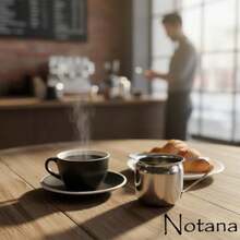 Cafe And Restaurant Use: Stainless Steel, Polished Metal, Classic Bell Shape, 5 Oz Creamer Pitchers 2 Pack - Bạc - Xem 6