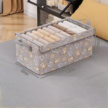 Cesta de almacenamiento de pañales para bebé, caja organizadora de armario de tela, contenedor de almacenamiento de ropa y pantalones, cesta de lavandería de tela reforzada para el hogar - Multicolor - Ver 12