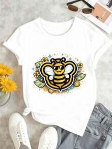 Women T-Shirts - White - View 2