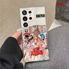 One Piece Nami Heroines Transparent Phone Case For Samsung S26 Ultra/S26 Edge/S26 Plus/S26/S25 Ultra/S25 Plus/S25/S25FE/S25Edge/S24Ultra/S24Plus/S24/S24FE/S23FE/S23Ultra/S23Plus/S23/S22Ultra/S22Plus/S22/A07/A06/A15/A16/A17/A35/A36/A37/A54/A55/A56/A57 The Girlfriend - Clear - View 3