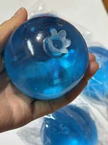 高品质舒缓巨型蓝莓减压玩具，蓝莓造型果冻质地挤压玩具，慢回弹桌面装饰，缓解压力 - 彩色 - 查看 10