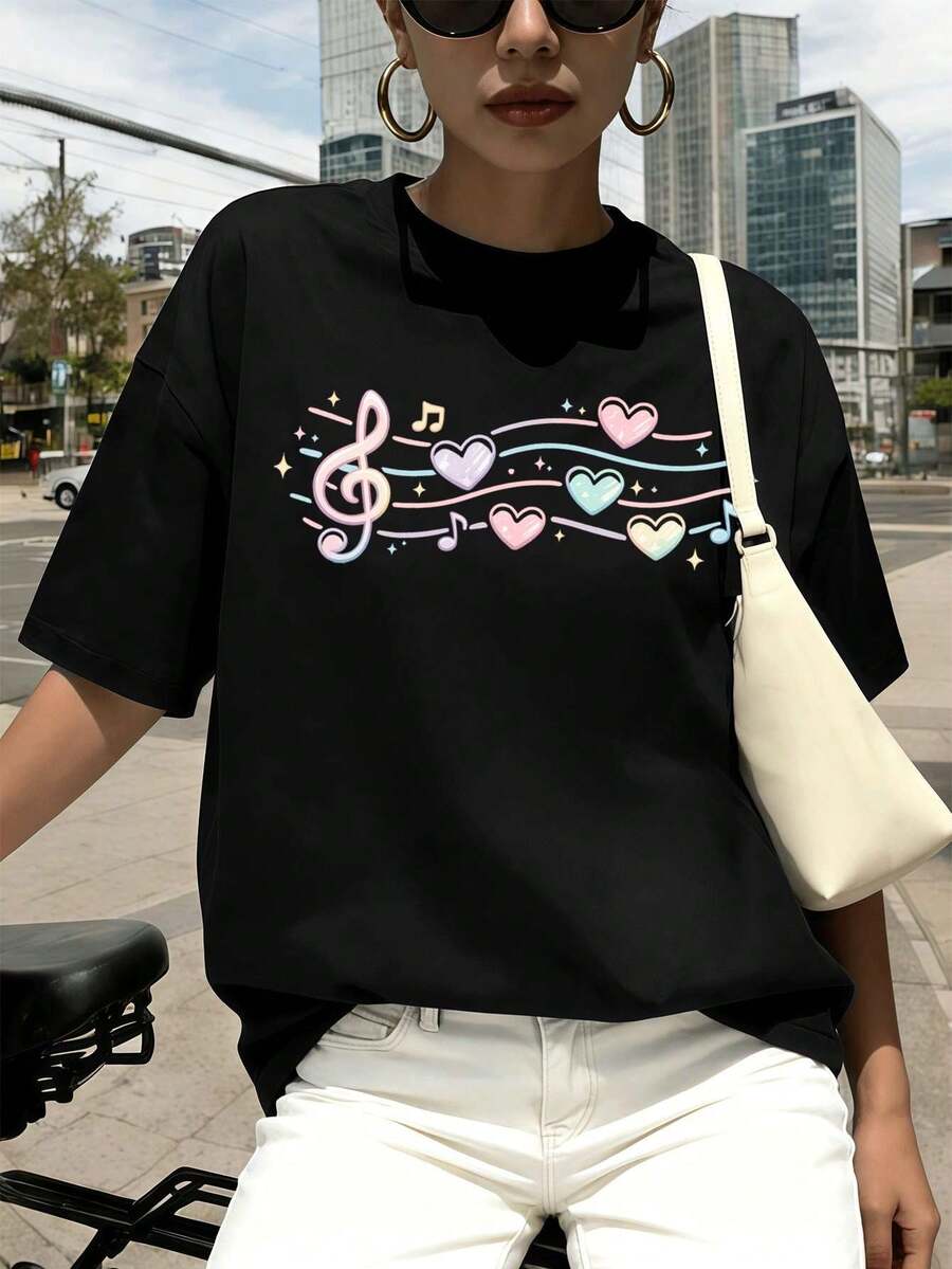 Women T-Shirts - Black - View 1